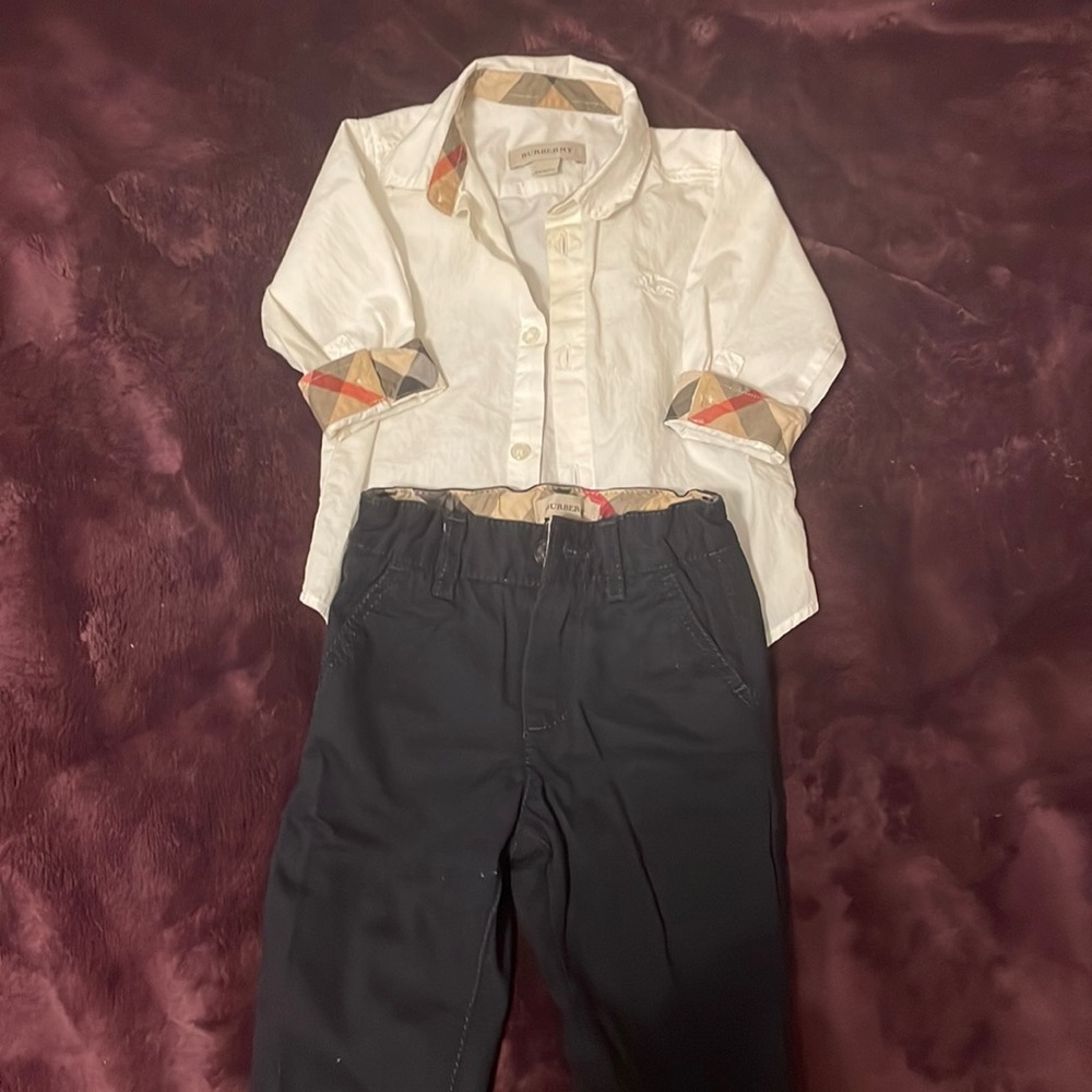 Children’s Burberry set. Bought in children’s boutique in Treviso Italy.